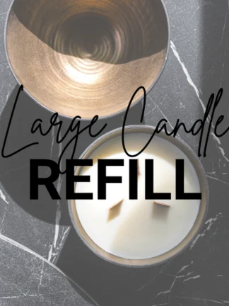 Large Candle refill handmade candles pottery ceramics sustainability STUDIO kapstok Iris Floor Ceramics