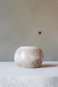 Large round vases Rose Crystal STUDIO kapstok Iris Floor Ceramics