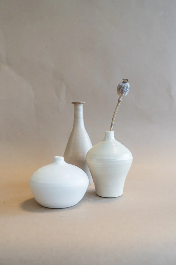 Small vase Beige