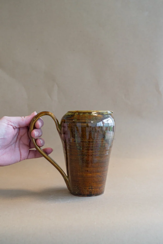 Decorative pitcher Tigers Eye